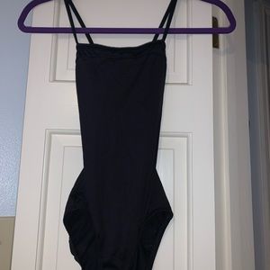 black leotard